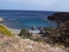 voor anker bij Ag. Fotia-Kreta